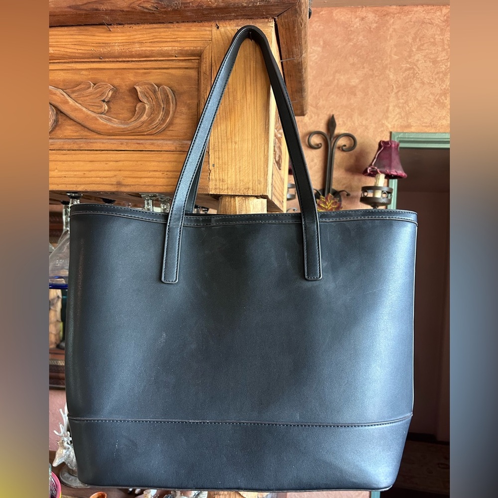 Anne Klein Women's Perfect Black Tote - Picture 3 of 7